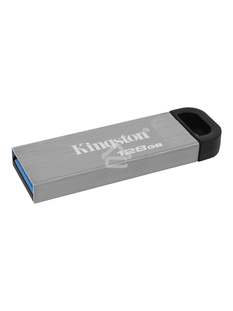 Флеш диск Kingston 128Gb DataTraveler KYSON <DTKN/128GB>, (USB 3.2, 200 МБ/с при чтении, 60 МБ/с при записи)