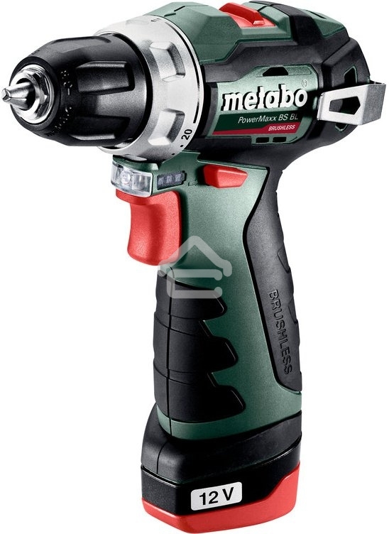 Дрель-шуруповерт Metabo PowerMaxx BS BL 12 601721500, Аккумуляторный, 12В, Кейс