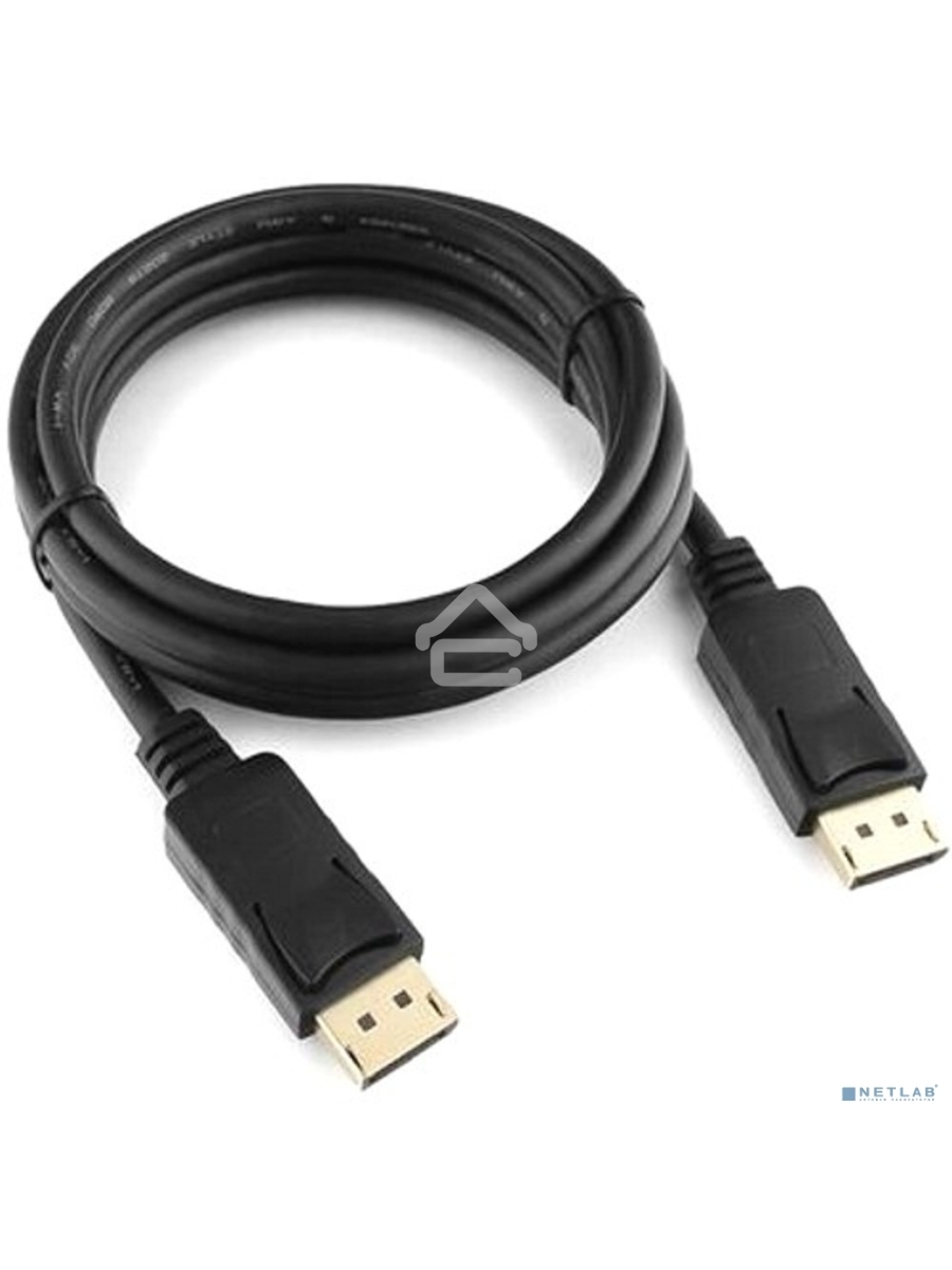 Кабель DisplayPort Cablexpert CC-DP3-2M, v1.3, 2м, 20M/20M, черный, экран, пакет