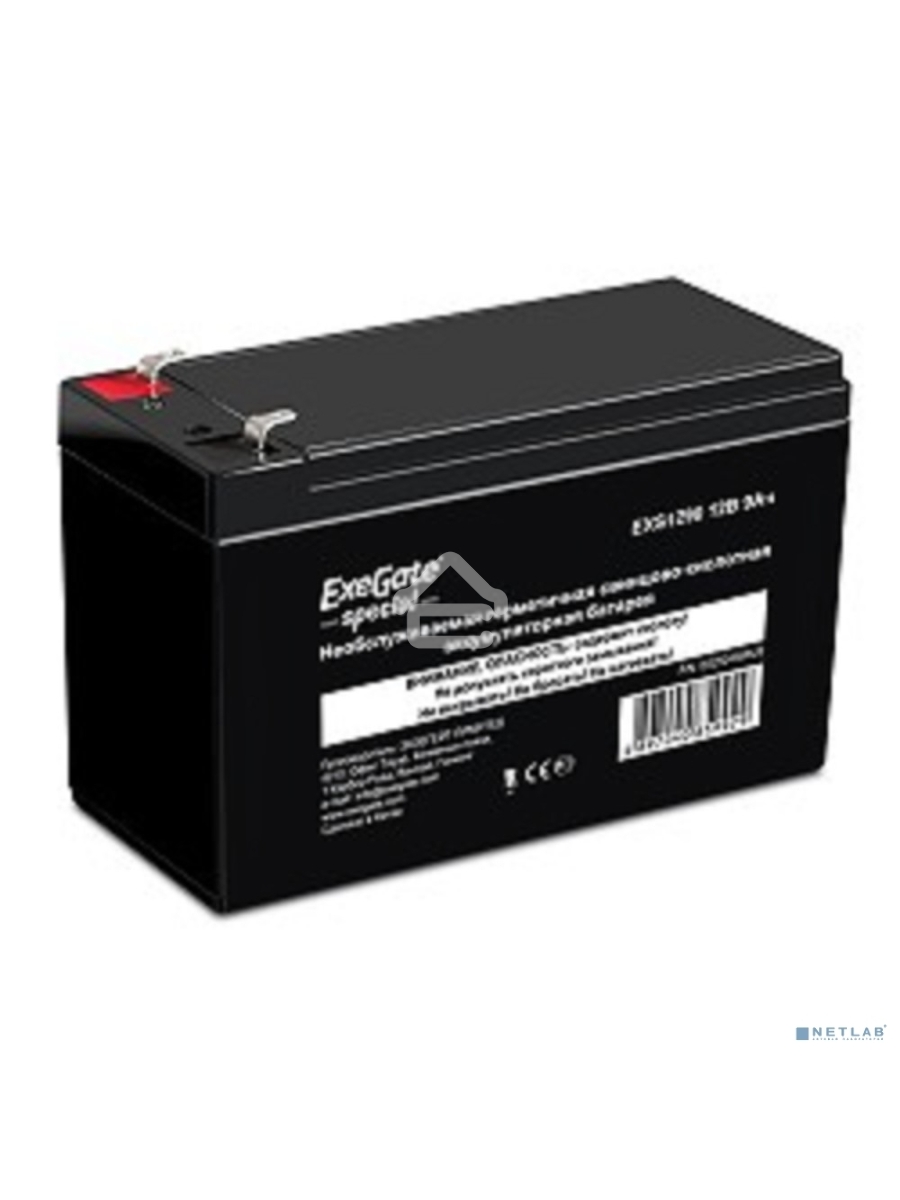 Батарея Exegate ES252438RUS DTM 1209/EXS1290 (12V 9Ah 1234W) клеммы F1