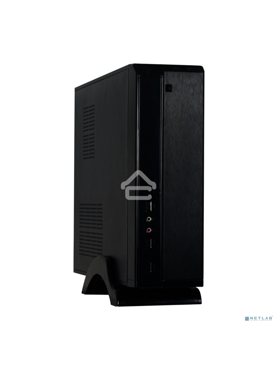 Компьютерный корпус Exegate EX268690RUS Компьютерный корпус MiniITX Exegate MI-207 Black, miniITX/mATX, <M400, 80mm>, 2*USB, Audio