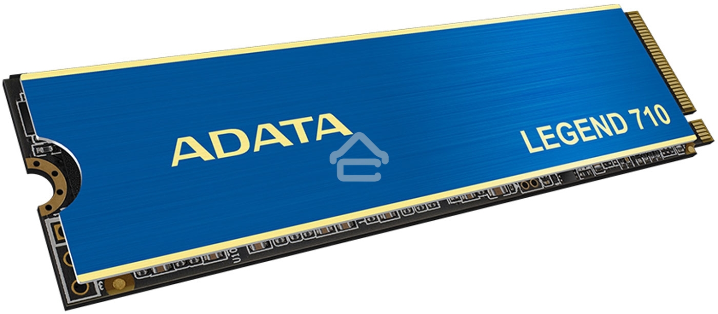Накопитель SSD ADATA LEGEND 710, 2Tb, PCIe 3.0 x4, M.2 2280, NVMe, R/W 2400/1800, с радиатором