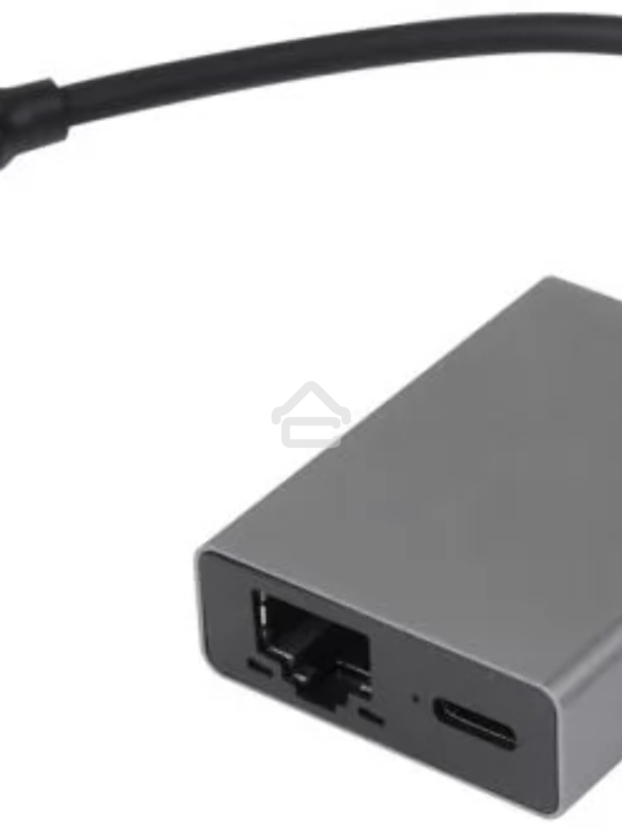 Адаптер TypeC--->RJ45+PD 100Вт, Allum Shell, VCOM <CU4591>
