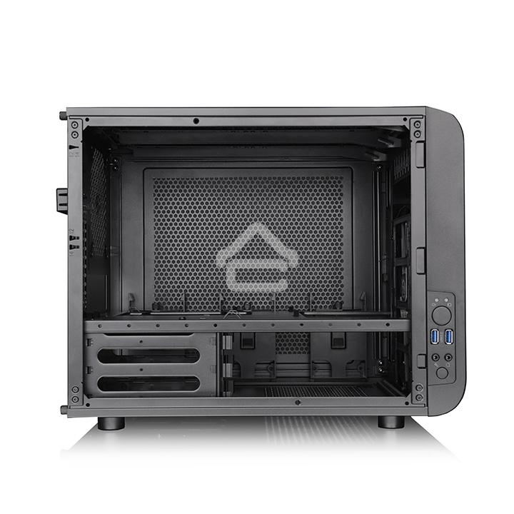 Компьютерный корпус Thermaltake Case Tt Core V21 CA-1D5-00S1WN-00 mATX/ win/ black/ USB3.0/ no PSU