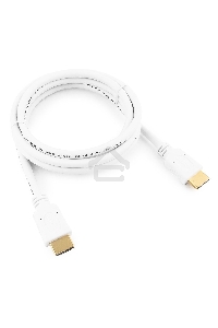 Кабель Cablexpert HDMI CC-HDMI4-W-6, 19M/19M, v2.0, медь, позол.разъемы, экран, 1.8м, белый, пакет