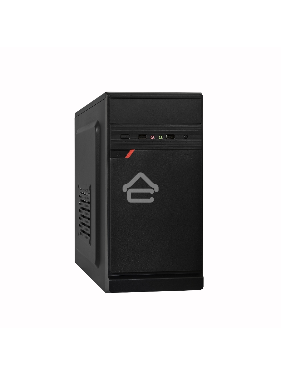 Компьютерный корпус Exegate EX283058RUS  Minitower ExeGate BAA-106 Black, mATX, <AAA400, 80mm>, 2*USB, Audio