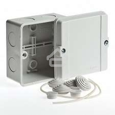 Коробка ОП Тусо распаячная 98х98х60мм сер. IP65 Рувинил 67048