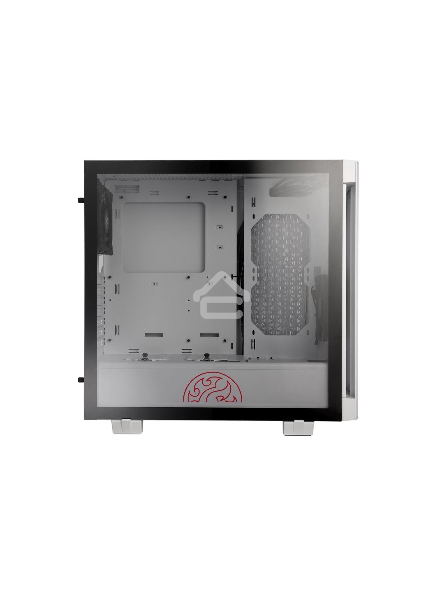 Компьютерный корпус XPG INVADER-WHITECOLOR BOXWORLDWIDE (ATX, подсветка ARGB, 2 вентилятора 120мм, стеклянная боковая панель, ,белый)