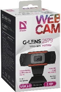 Веб-камера Defender G-lens 2579 HD720p 2МП