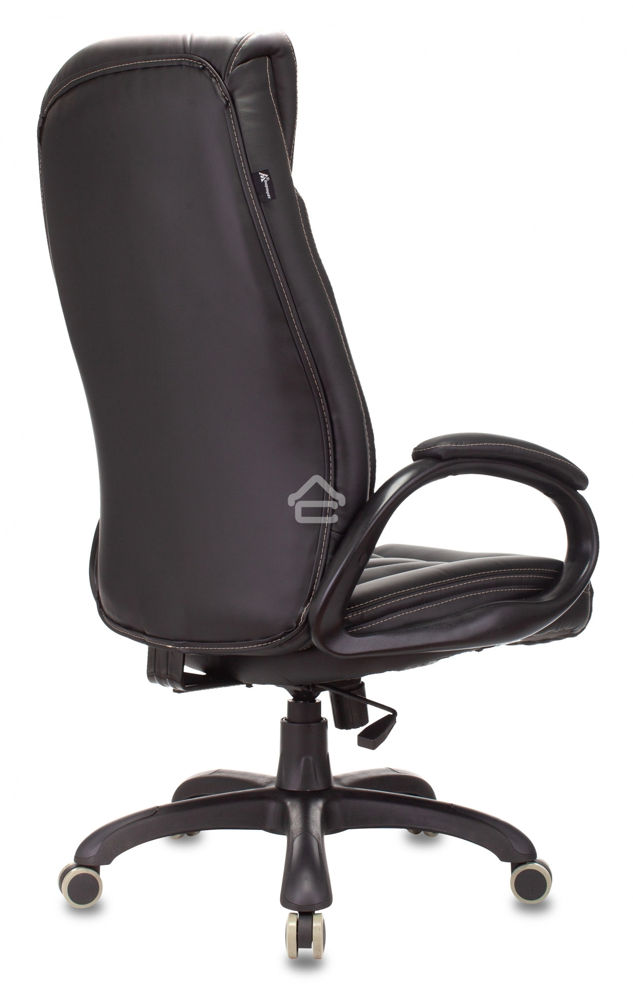 Кресло руководителя Бюрократ T-9922N Leather Venge Black черный, эко.кожа, крестовина пластик