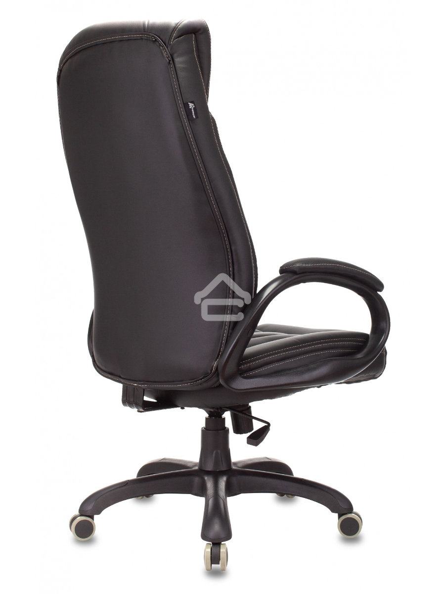 Кресло руководителя Бюрократ T-9922N Leather Venge Black черный, эко.кожа, крестовина пластик