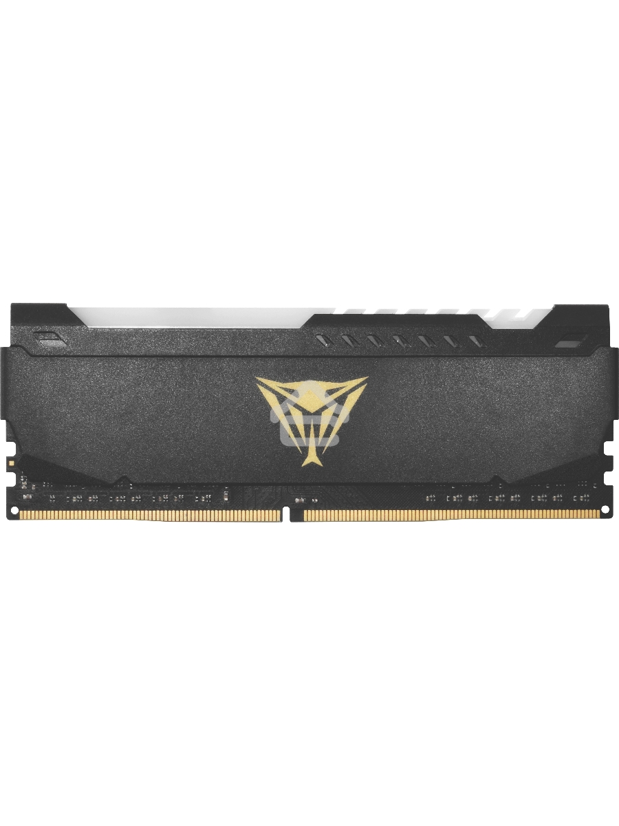 Оперативная память Patriot Viper Steel, DDR4, 8GB (1x8GB), 3200MHz, CL18, DIMM, с радиатором, RGB, черный