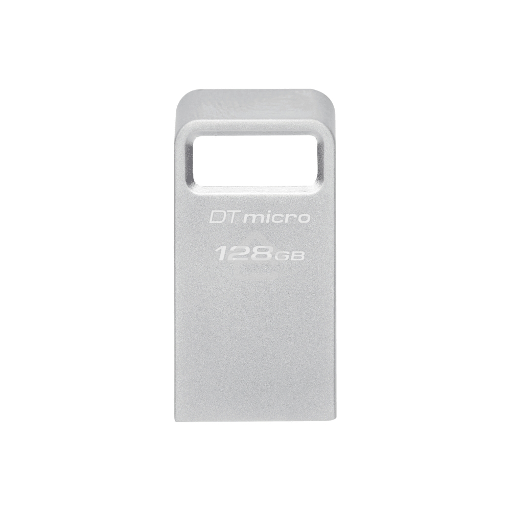 Флешка USB Kingston 128Gb DataTraveler Micro DTMC3G2/128Gb USB 3.0 серебристый