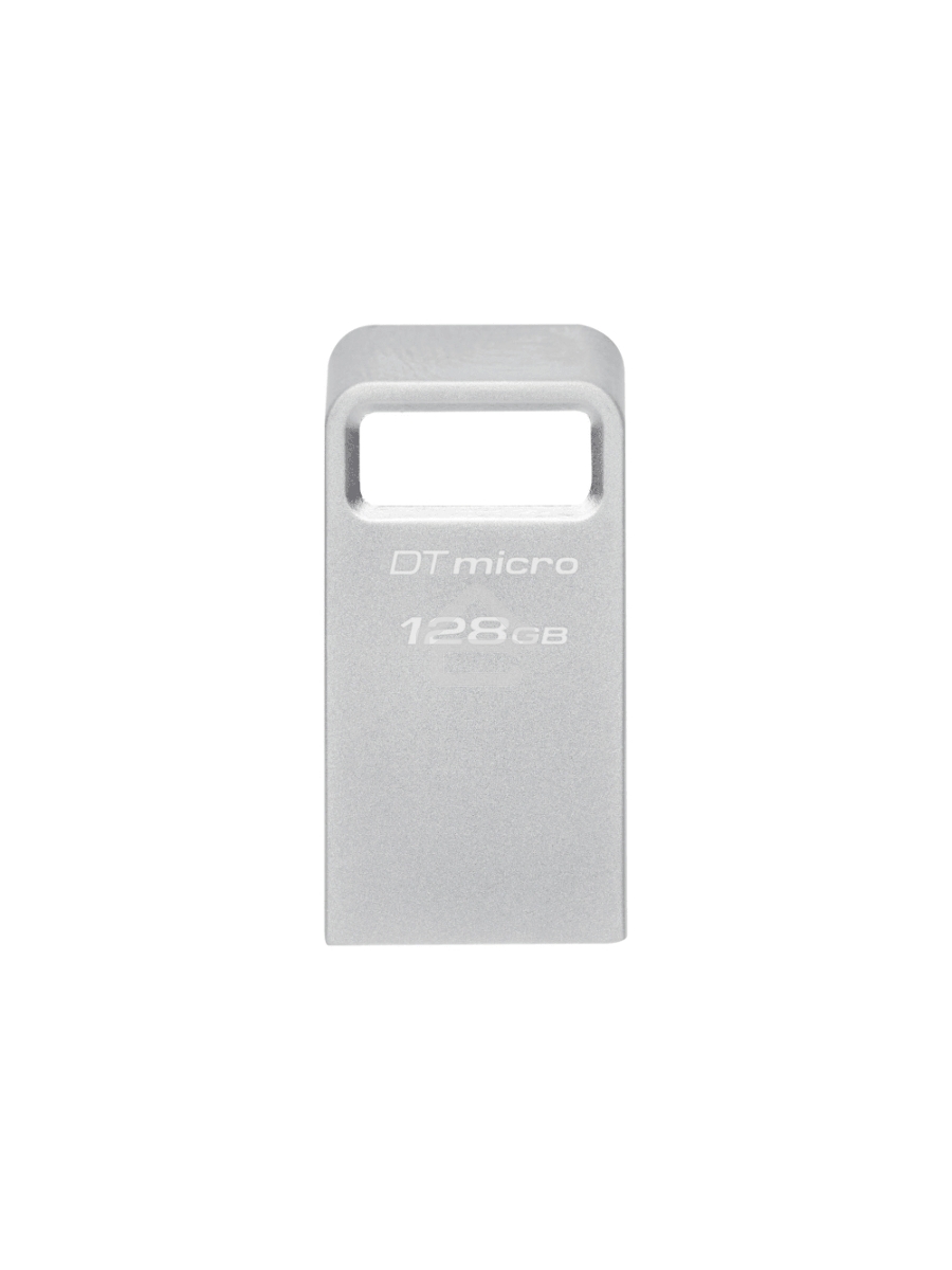 Флеш диск Kingston 128Gb DataTraveler Micro DTMC3G2/128GB USB3.0 серебристый