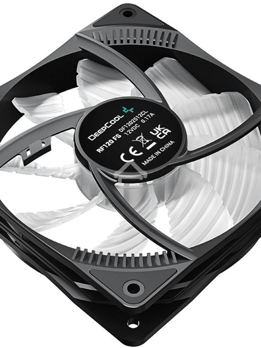 Вентилятор для корпуса DEEPCOOL RF120 FS черный, 120 мм, 1500 об/мин, 27 дБ, 4 pin