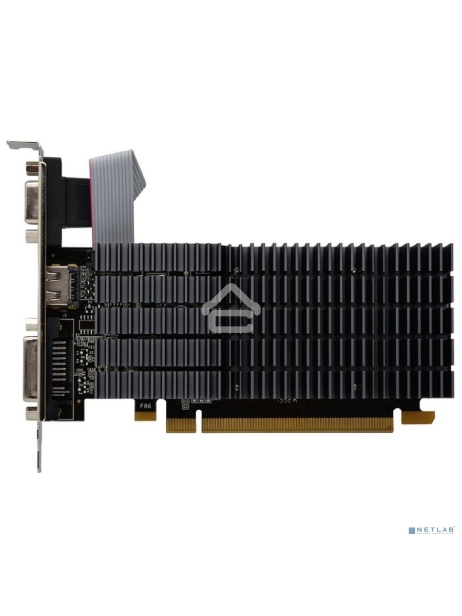 Видеокарта AFOX AF210-1024D2LG2 GEFORCE G210 1GB DDR2 64BIT DVI HDMI VGA LP HEATSINK RETAIL PACK