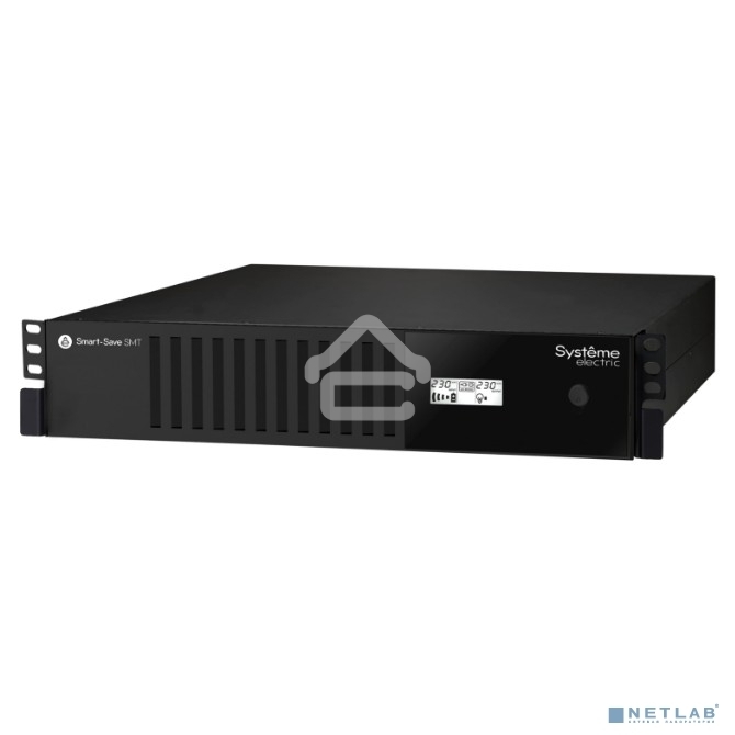 Источник бесперебойного питания Systeme Electriс Smart-Save SMT, 2000VA/1320W, RM 2U, Line-Interactive, LCD, Out: 230V 6xC13, SNMP Intelligent Slot, USB, RS-232