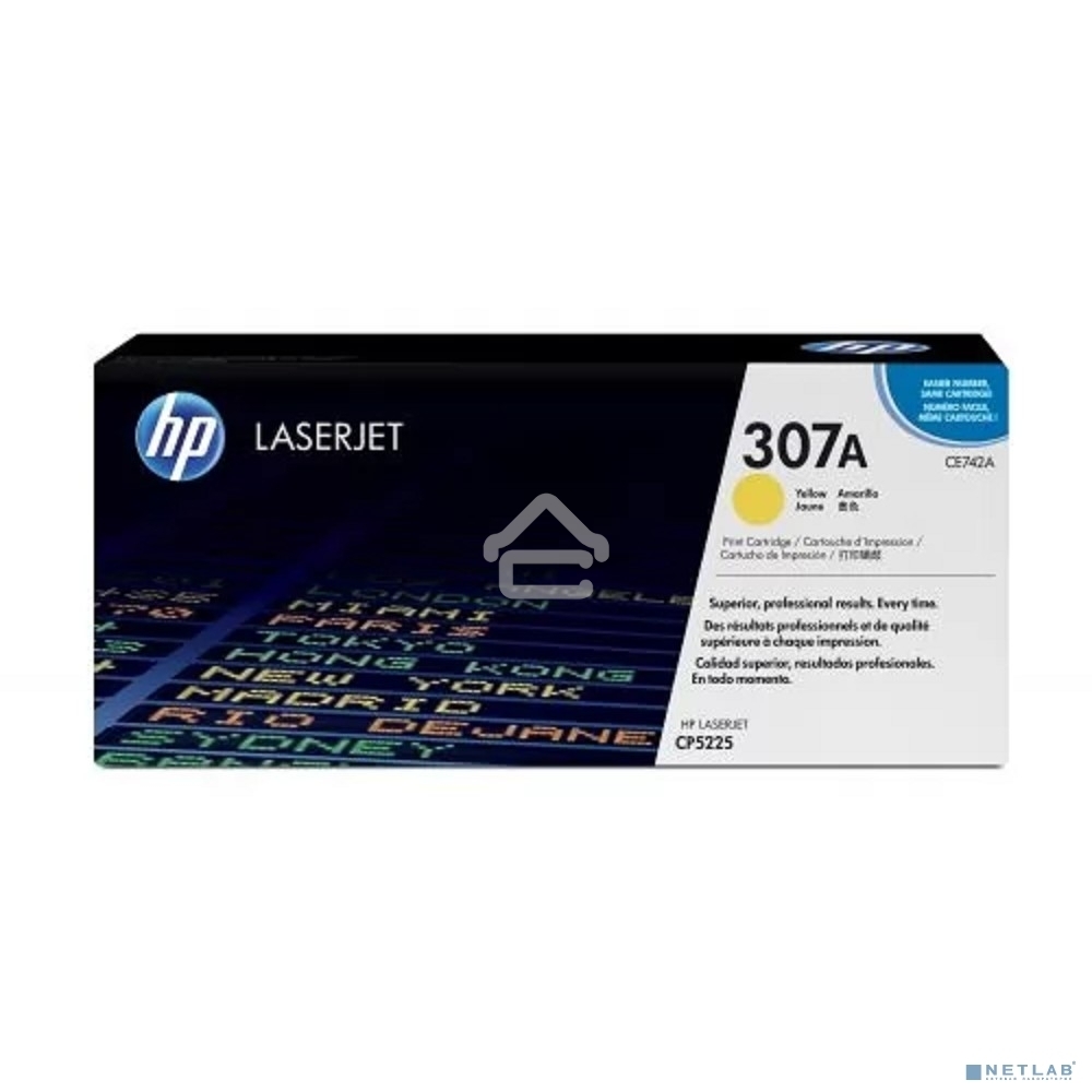 Картридж лазерный HP CE742A желтый Color LJ CP5225 (7300стр.)