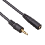 Удлинитель звуковой Exegate (3.5mm Jack M - 3.5mm Jack F) 3.0м позолоченные разъемы