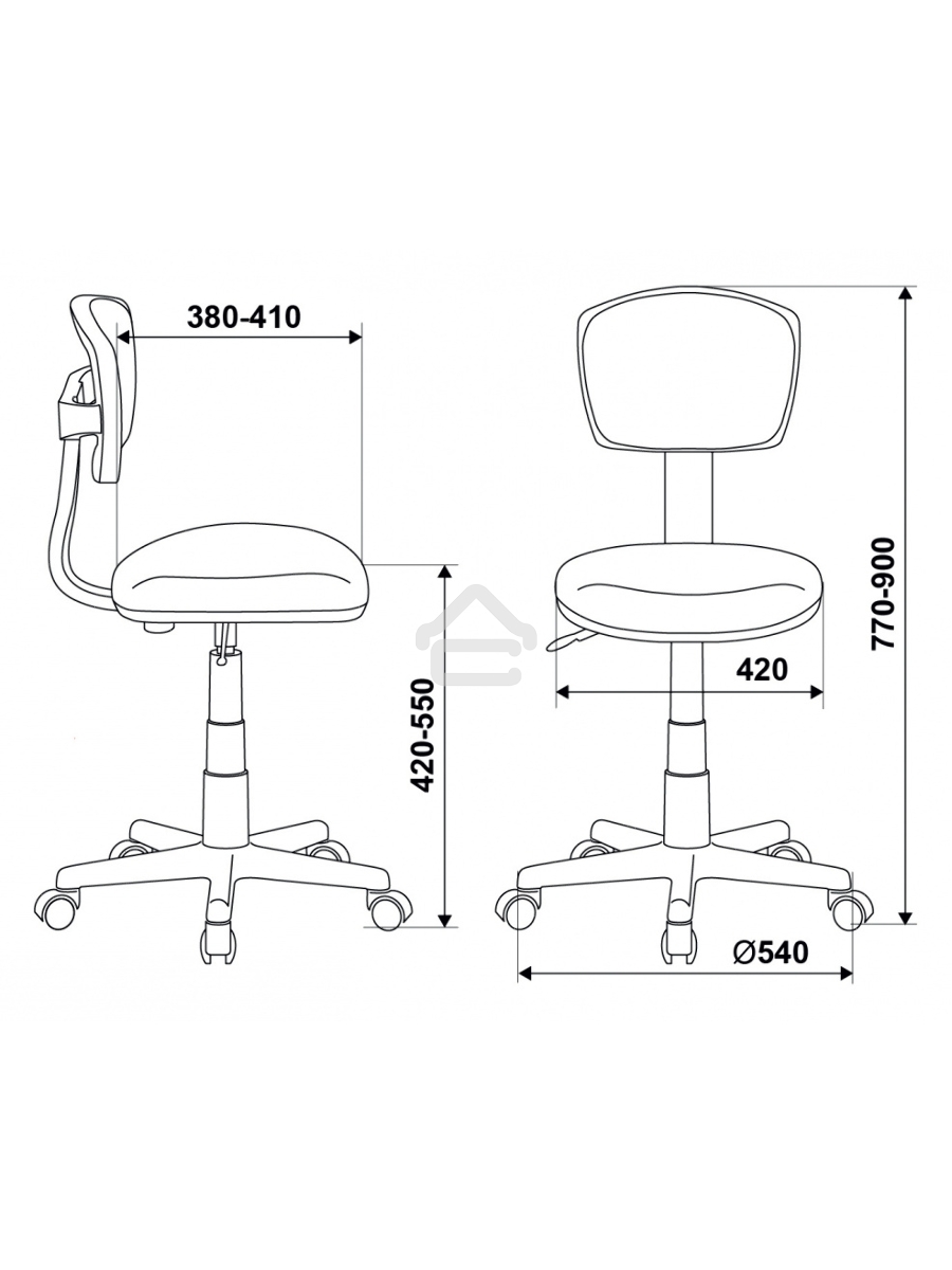 Кресло детское Бюрократ CH-W299/PK/TW-13A TW-06A TW-13A розовый спинка сетка (пластик белый)