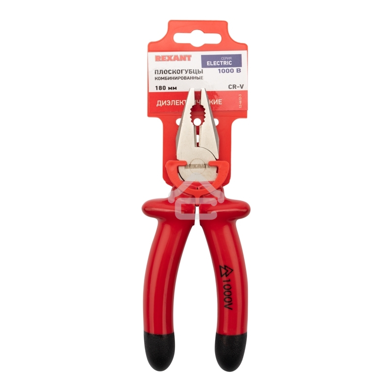 Плоскогубцы комбинированные Rexant 180 мм, диэлектрические до 1000 В