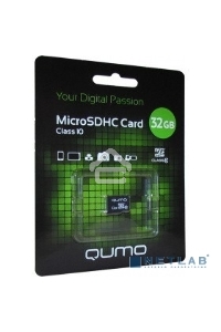 Флеш карта MicroSDHC 32GB QUMO Class 10 UHS I no adp