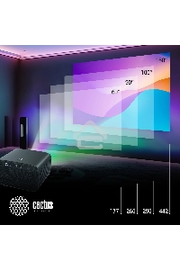 Проектор Cactus CS-PRC.05B.Full HD-A LCD 7500Lm LS 750Lm ANSI (1920x1080) 1000:1 ресурс лампы:50000часов 2xUSB typeA 2xHDMI 1.78кг
