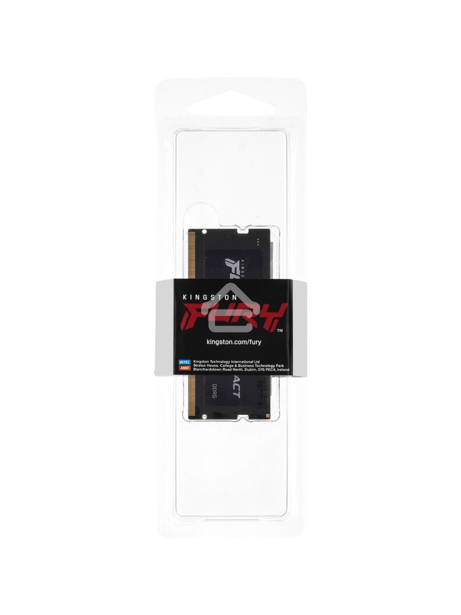 Оперативная память Kingston Fury Impact, DDR5, 16GB (1x16GB), 6000MHz, CL38, ECC SO-DIMM