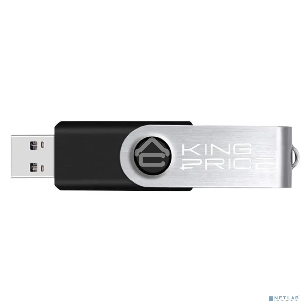 Флешка USB KingPrice KPFD2 (KPFD2A008ABK), 8Gb, USB 2.0, R/W 15/5, черный