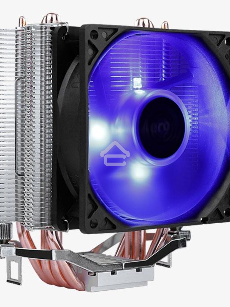 Кулер для процессора AeroCool / Formula Verkho 4 Lite серебристый, 90 мм, алюминий/медь, 2000 об/мин, 27 дБ, 4 pin, 125 Вт, 135 мм