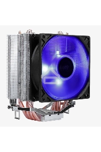 Кулер для процессора AeroCool / Formula Verkho 4 Lite серебристый, 90 мм, алюминий/медь, 2000 об/мин, 27 дБ, 4 pin, 125 Вт, 135 мм