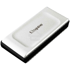 Внешний SSD Kingston XS2000, 2TB, USB 3.2 Gen 2x2 Type-C, R/W 2000/2000, серебристый
