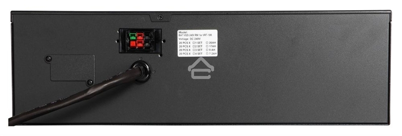 Powercom BAT VGD-240V RM for VRT-10K (240V, 9Ah) IEC320 output 4*C13+4*C19 PDU (858338)