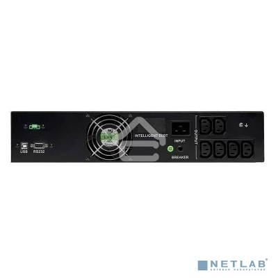 Источник бесперебойного питания Systeme Electriс Smart-Save SMT, 2000VA/1320W, RM 2U, Line-Interactive, LCD, Out: 230V 6xC13, SNMP Intelligent Slot, USB, RS-232