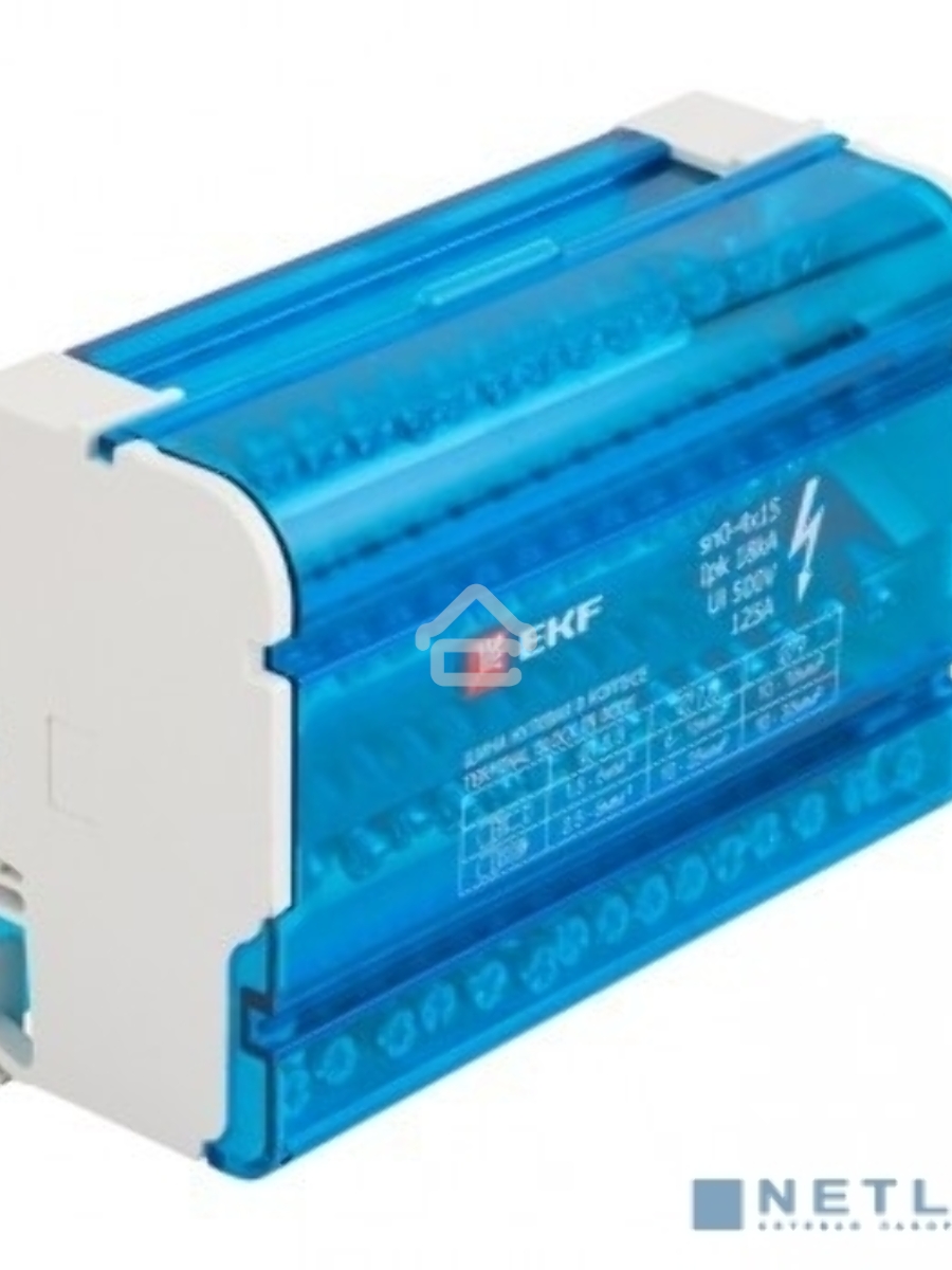 Шина нулевая в корпусе 4х15 EKF sn0-4x15