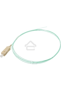 Кабель Pigtail Lanmaster LAN-PIG-SC/OM3-1.5 1.5x50/125 OM3 SC 2м ПВХ белый