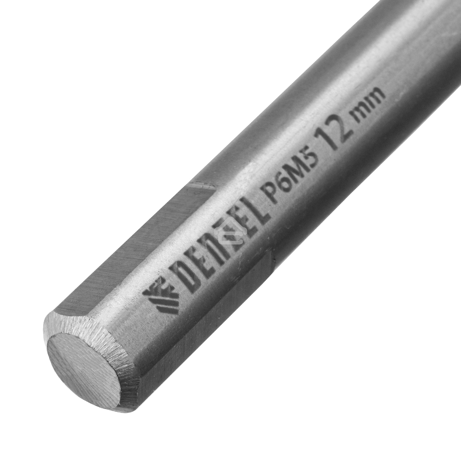 Сверло спиральное по металлу Denzel 12 x 205 мм, Р6М5, Golden Tip, удлиненное