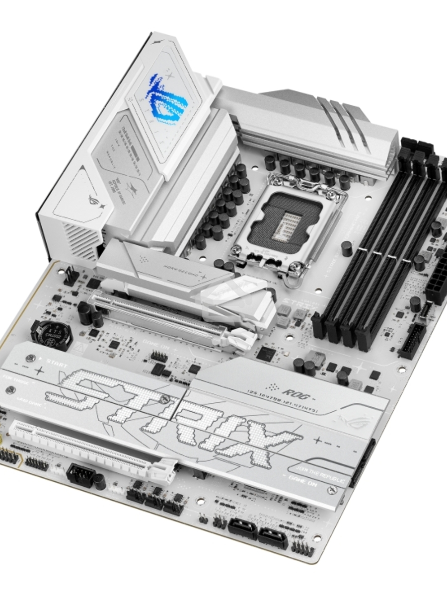 Материнская плата ASUS ROG STRIX B860-A GAMING WIFI, LGA1851, Intel B860, 4xDDR5, 4xSATA, 4xM.2, 2xPCIe 5.0 x16, 1xDP, 1xHDMI, 1x2.5Gb LAN, Wi-Fi, Bluetooth, 4xUSB 2.0, 2xUSB 3.2 Gen 1, 3xUSB 3.2 Gen 2, 1xUSB 4, 2xUSB-C, 3x3.5 мм, 7.1, ATX