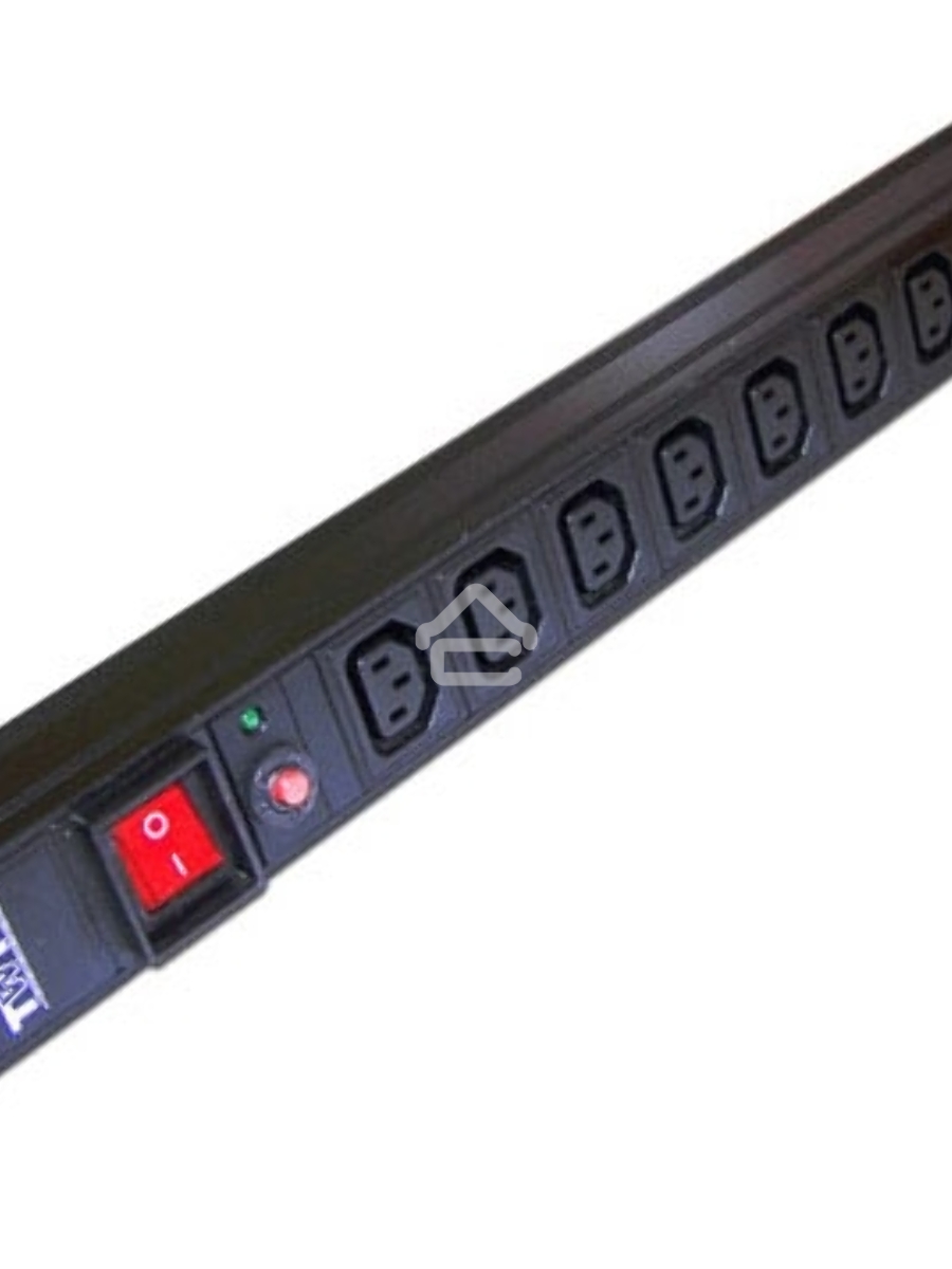 Блок распределения питания Lanmaster TWT-PDU19-10A8C3 гор.размещ. 8xC13 базовые 10A C14