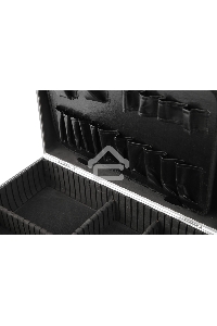 Ящик для инструмента FIT 65630  алюминиевый (43 x 31 x 13 см) (черный)