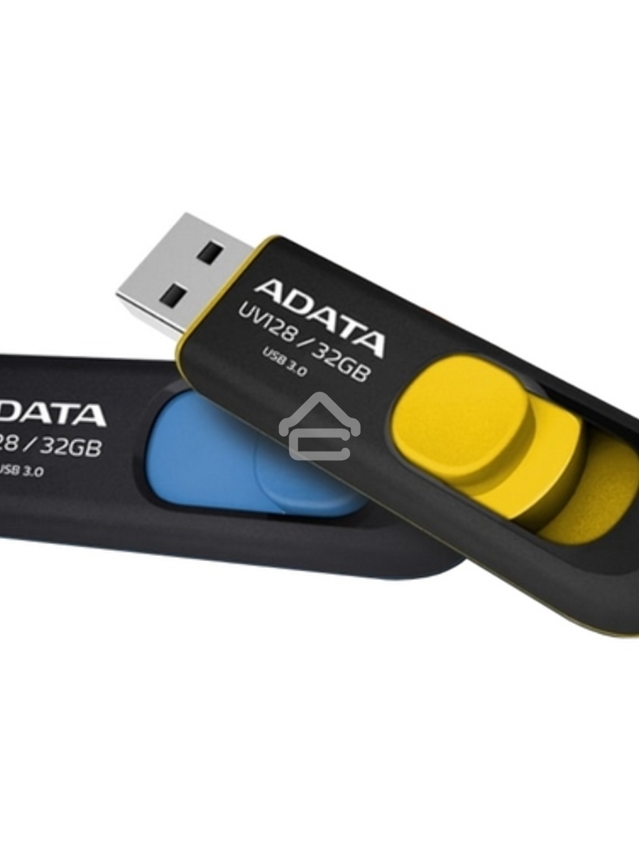 Флеш диск AData 32Gb UV128 AUV128-32G-RBE USB3.0 синий/черный