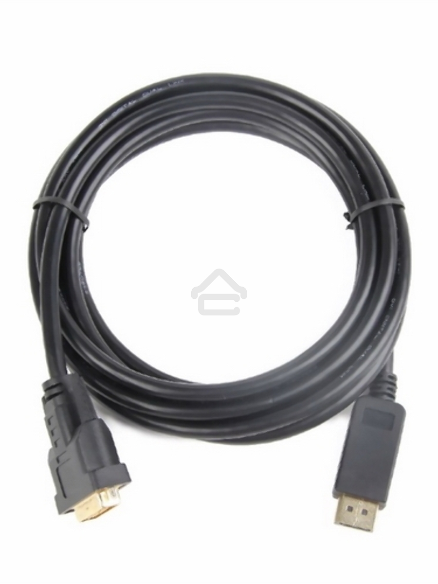 Кабель DisplayPort-DVI Gembird/Cablexpert 1.8м, 20M/19M, черный, экран, пакет(CC-DPM-DVIM-6)