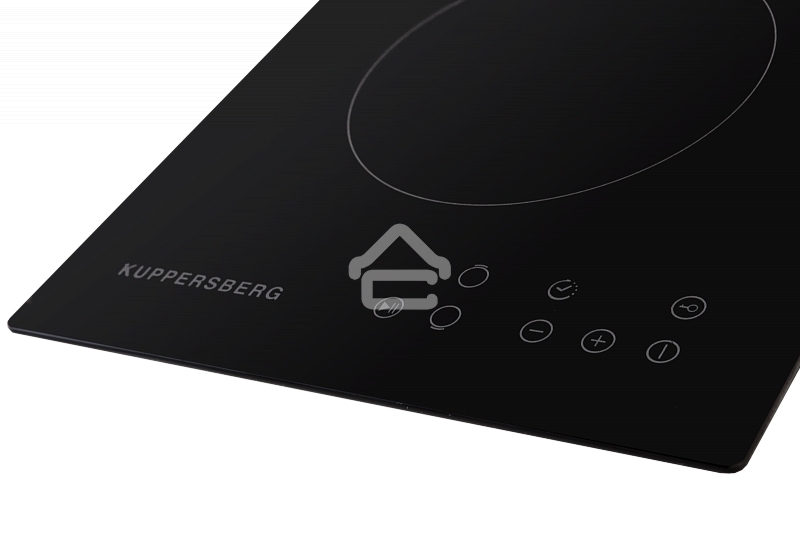 Электрическая варочная поверхность Kuppersberg ECO 301 / ширина 30 см, 2 зоны ускоренного нагрева HI-Light, сенсорное управление, 3 цифровых дисплея, 9 уровней мощности, таймер, автоматика закипания, автоотключение, защита от детей, индикаторы остаточного