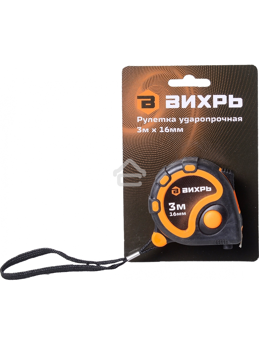 Рулетка ВИХРЬ 3мх16мм