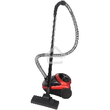 Пылесос Hyundai HYV-B1570 красный/черный, 250/1800 Вт, уборка сухая, пылесборник мешок, 1.5 л (в компл.:1мешок)