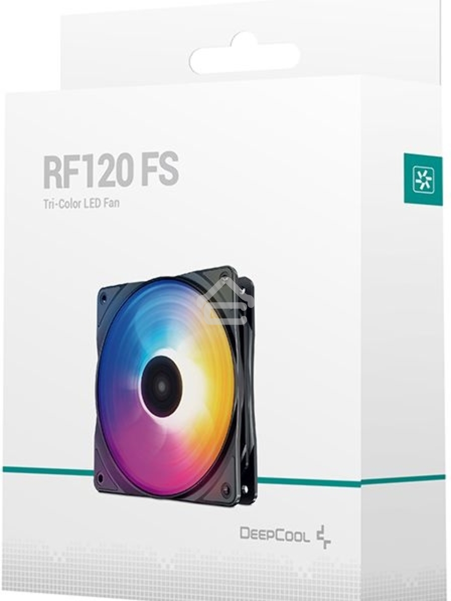 Вентилятор для корпуса DEEPCOOL RF120 FS черный, 120 мм, 1500 об/мин, 27 дБ, 4 pin
