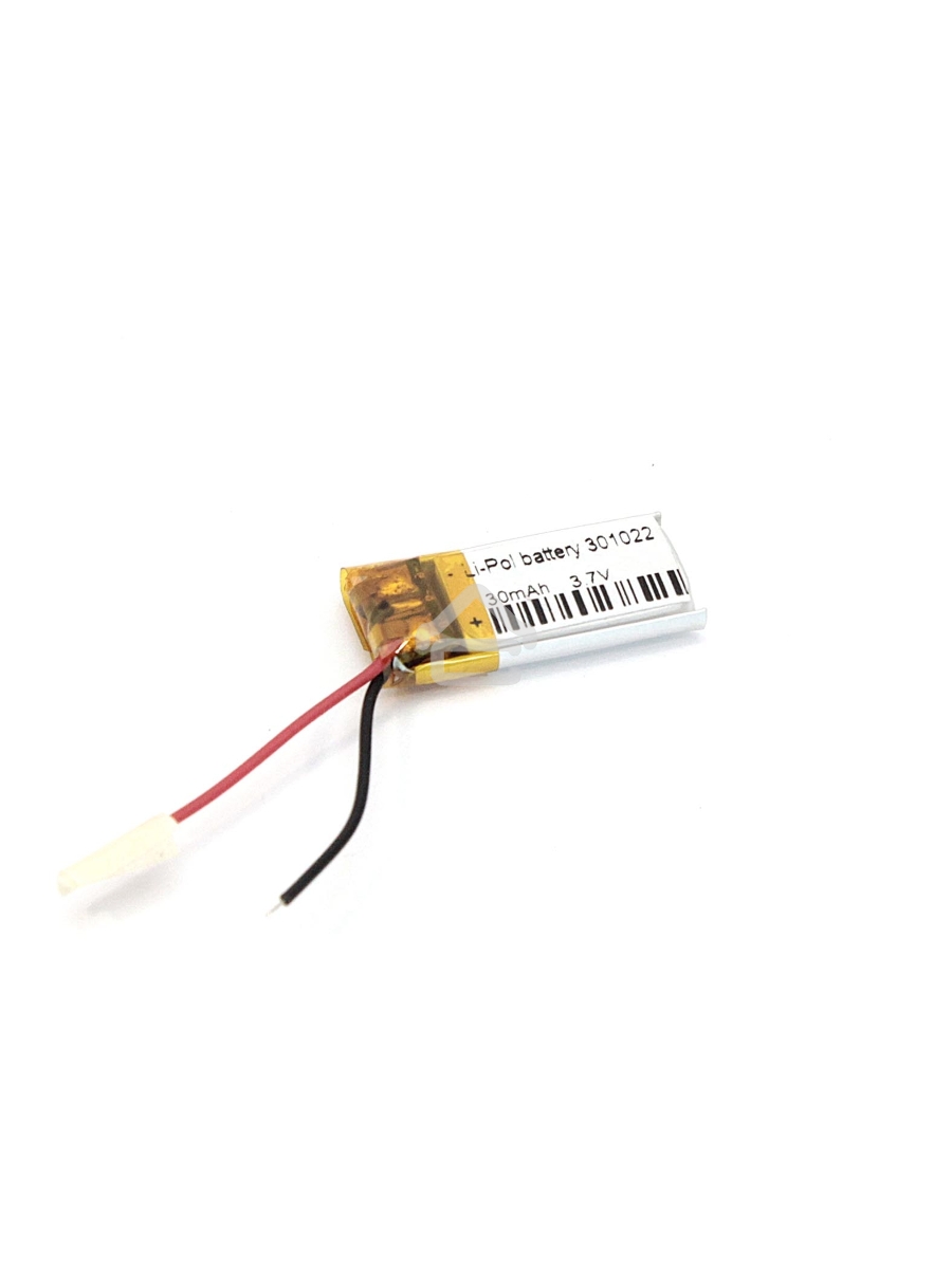 Аккумулятор Li-Pol (батарея) 3*10*22мм 2pin 3.7V/30mAh