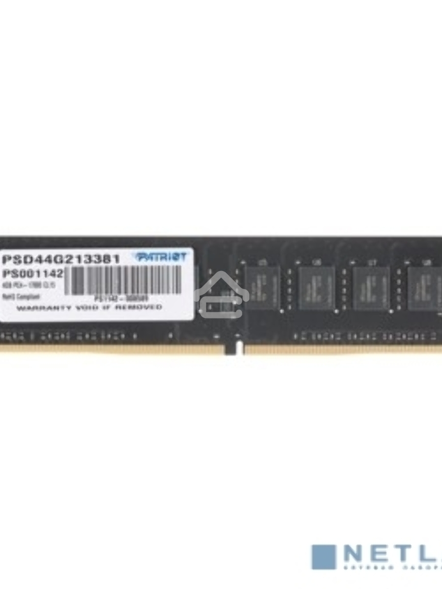 Оперативная память Patriot Signature, DDR4, 4GB (1x4 GB), 2133 MHz, CL15, DIMM