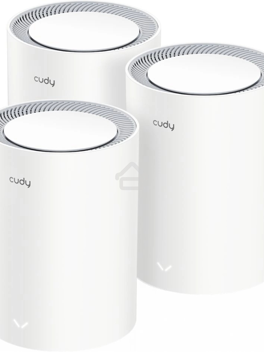 Бесшовный Mesh роутер Cudy M1800(3-Pack) AX1800 10/100/1000BASE-TX белый (упак.:3шт)