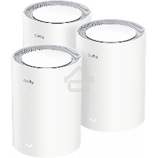 Бесшовный Mesh роутер Cudy M1800(3-Pack) AX1800 10/100/1000BASE-TX белый (упак.:3шт)